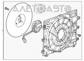 Difuzorul capacului radiatorului gol pentru Chevrolet Equinox 18-19 LYX