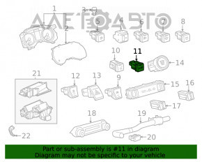 Butonul de deschidere a portbagajului Toyota Rav4 19- este situat în interiorul mașinii.