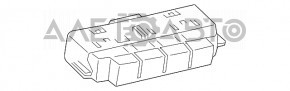 Blocul de butoane de pe panoul frontal al modelului Lexus NX300 NX300h 18-21 cu BSM și buton de deschidere a portbagajului