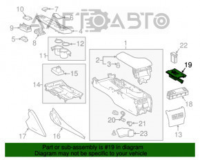 Panoul de control al modului de conducere Lexus IS 14-20 fsport