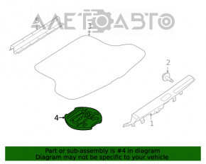 Spuma de polistiren sub instrumentul Nissan Sentra 20-