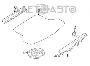 Spuma de polistiren sub instrumentul Nissan Sentra 20-