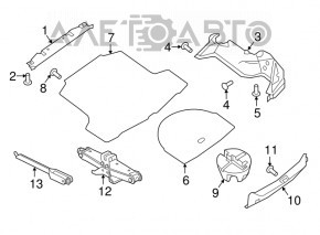 Set de instrumente complet Nissan Maxima A36 16-