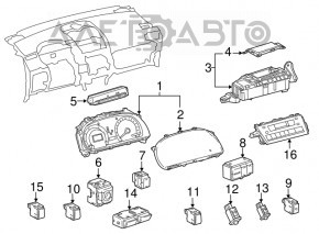 Кнопка отключения стабилизации Lexus RX350 RX450h 10-15