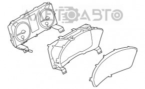 Tabloul de bord al Subaru Outback 20-