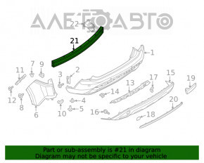 Amplificatorul pentru bara spate Nissan Rogue 21-23