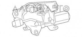 Matura trapezoidală cu motor spate Toyota Sequoia 08-16