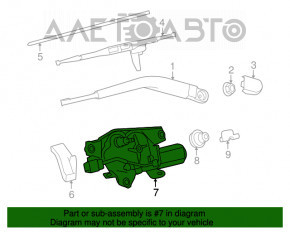 Matura trapezoidală cu motor spate Toyota Sequoia 08-16