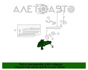 Мотор очистителя зад Lexus RX300 RX330 RX350 RX400h 04-09