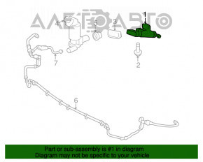 Омыватель фары правый Toyota Sequoia 08-16