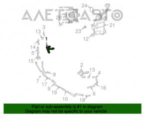 Injectorul de spălare a farului drept Lexus RX300 RX330 RX350 04-09