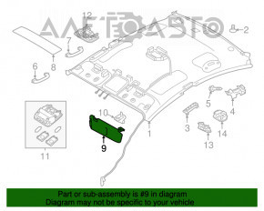 Capota stângă Kia Forte 4d 17-18 restilizată, gri, fără cârlig, pentru curățare chimică