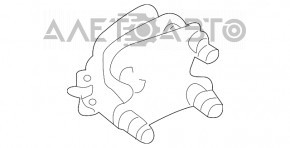 Suport amplificator bara spate dreapta Infiniti FX35 FX45 03-08 nou original OEM