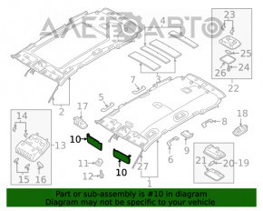 Capota stângă Hyundai Santa FE 19- gri, fără cârlig pentru curățare chimică.