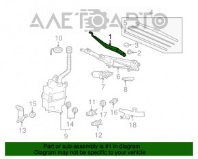 Leash spate dreapta pentru Lexus RX350 RX450h 10-15