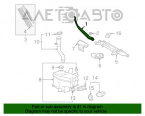 Leash spătar dreapta Lexus LS460 LS600h 07-12