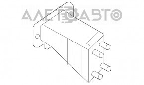 Colțul amplificatorului de bara spate stânga Nissan Rogue 14-20 JP tip 2 lat nou OEM original