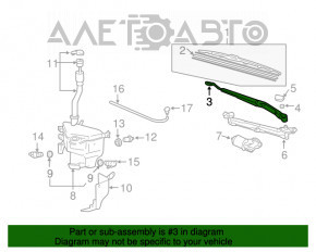 Harnasamentul de tractare dreapta pentru Lexus GX470 03-09, nou, original OEM.