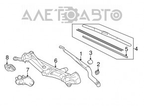 Șnurul de remorcare stânga pentru Lexus CT200h 11-17