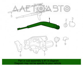 Поводок дворника задний Toyota Sequoia 08-16