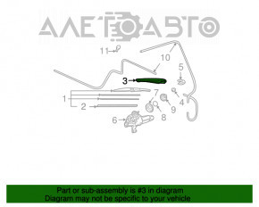 Поводок дворника задний Lexus GX470 03-09 OEM