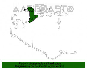 Motorul de spălare a farurilor pentru Lexus IS250 IS300 IS350 06-13, nou, original OEM.