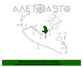 Motorul de spălare a parbrizului pentru Lexus NX200t NX300 NX300h 15-21