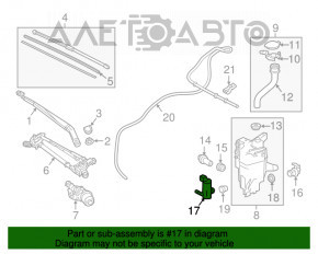 Motorul de spălare a farurilor pentru Lexus RX350 RX450h 16-22