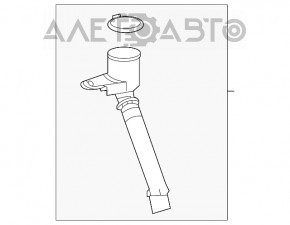 Gâtul rezervorului de lichid de parbriz cu capac Toyota Highlander 20- nou original OEM