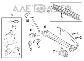 Бачок омывателя Toyota Camry v50 12-14 usa Тайвань