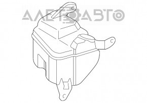 Бачок омывателя Lexus RX300 98-03 без горловины и датчика