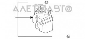 Бачок омывателя Toyota Highlander 01-07 без горловины и датчика