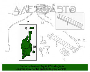 Бачок омывателя Lexus ES300h ES350 13-18 OEM