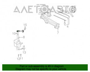 Capacul rezervorului de spălare a parbrizului Toyota Camry v30 2.4