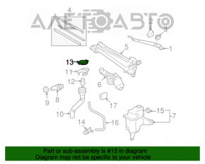 Capacul rezervorului de lichid de spălare pentru Lexus IS250 IS300 IS350 06-13