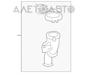 Gâtul rezervorului de spălare a parbrizului pentru Lexus Hs250h 10-12 cu capac