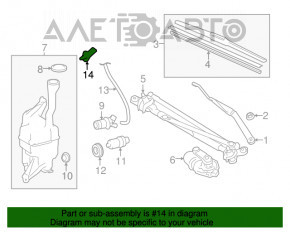 Форсунка омывателя лобового стекла Toyota Camry v50 12-14 usa