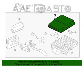 Крышка блока предохранителей подкапотная Mitsubishi Outlander Sport ASX 10-15