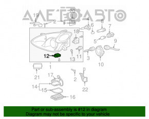 Мотор AFS левый Lexus RX300 RX330 RX350 RX400h 04-09