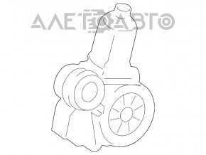 Мотор стеклоподъемника передний правый Toyota Prius 30 10-15