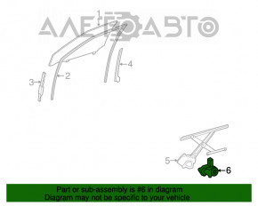 Motorul geamului electric din față dreapta pentru Lexus ES350 07-12