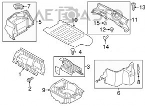 Capacul arcului stâng Kia Optima 11-13 hibrid