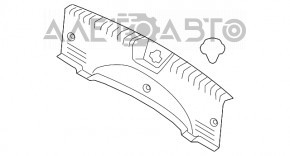 Capacul portbagajului pentru Kia Forte 4d 14-18 este uzat.