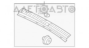 Накладка проема багажника Kia Sorento 16-20 сер