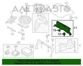 Capac portbagaj Kia Optima 11-15, nou, original OEM