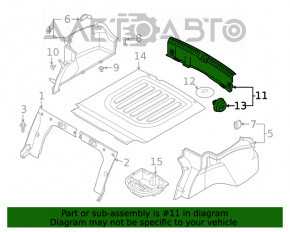 Capacul portbagajului Hyundai Sonata 20- nou original