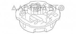 Tava portbagajului Kia Optima 11-15 hibrid