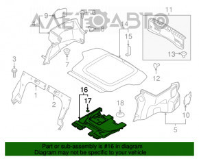 Tava portbagajului Hyundai Sonata 18-19 hibrid