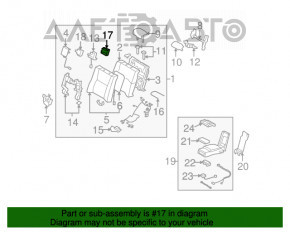 MODUL DE CONTROL AL SCAUNULUI DIN FAȚĂ DREAPTA PENTRU PASAGERI Lexus LS460 07-12