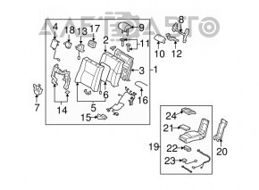 MODUL DE CONTROL AL SCAUNULUI DIN FAȚĂ DREAPTA PENTRU PASAGERI Lexus LS460 07-12